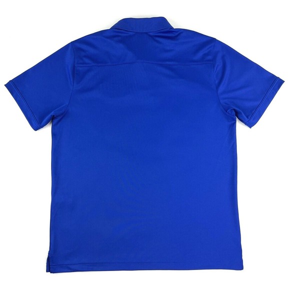 New Under Armour Heat Gear The Ripken Experience Golf Polo Shirt Mens L Blue - Picture 4 of 8